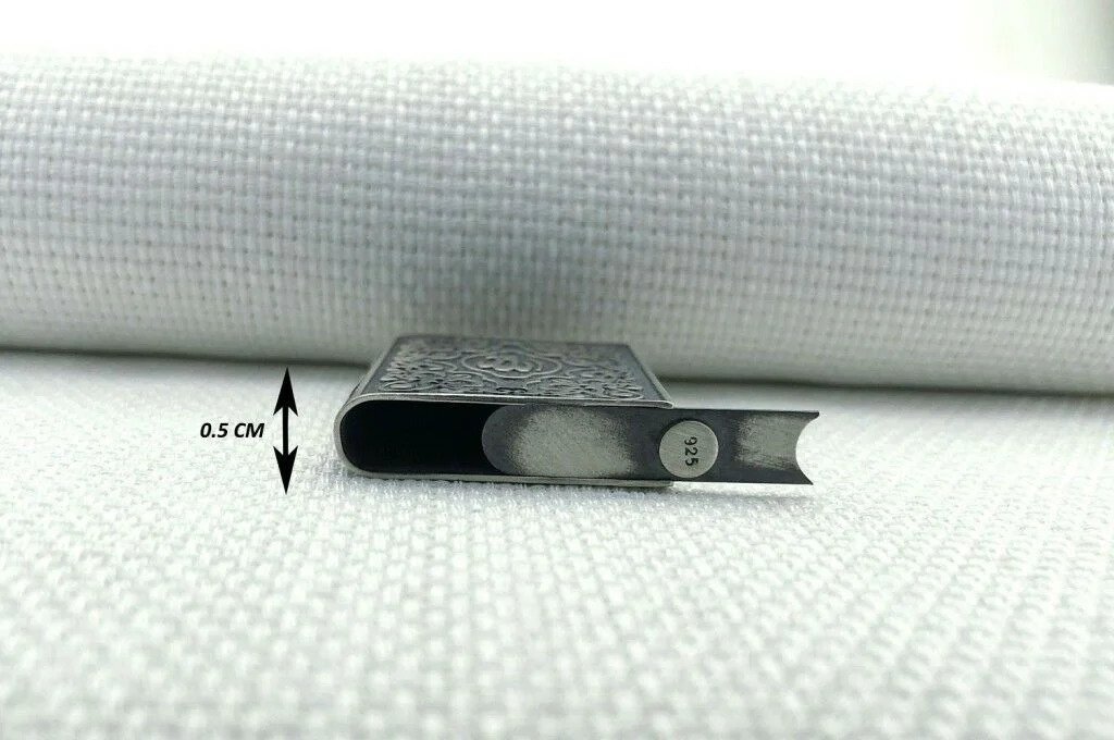 925 Ayar Gümüş Allah Yazılı Cevşen Muska Kabı Unisex Kolye - 3